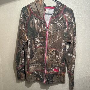 Realtree Camouflage Jacket with Pink Accents